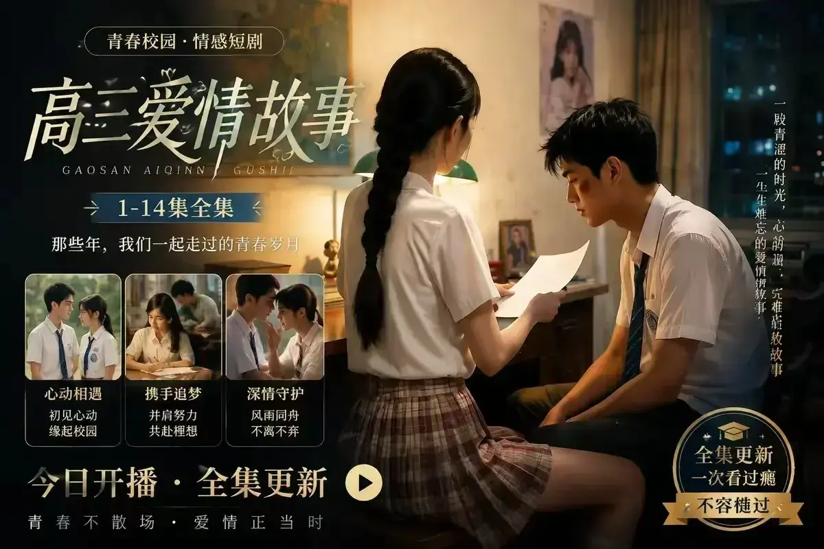 《B中爱情故事》未删减完整版-4KHDR高清画质-AI短剧在线观看-百度网盘秒存资源